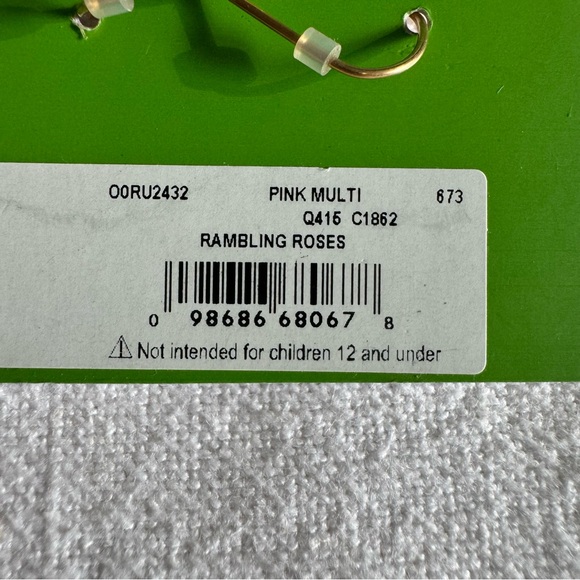 🌟NEW🌟Kate Spade Rambling Roses Lantern earrings - Picture 4 of 5